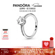 潘多拉（PANDORA）[新年禮物]時(shí)刻閃耀戒指925銀高級優(yōu)雅簡(jiǎn)約百搭透明寶石皇冠戒指 聯(lián)系客服 了解尺碼 50MM(建議90-100斤)