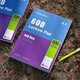 OUOETY55g600頁(yè)！薄脆本考研專(zhuān)用高顏值加厚可撕活頁(yè)筆記本子草稿紙 600頁(yè)薄脆本【藍紫】加厚量大！ 300張