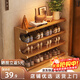 安爾雅鞋架學(xué)生桌下多層家用鞋子收納架簡(jiǎn)易楠竹出租房小型置物鞋柜