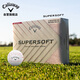 Callaway卡拉威高爾夫球SUPER SOFT紅色 360度瞄準環(huán)遠距離兩層球25新款