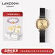 LANZOOM藍族黑金小方糖手表女【何泓姍同款】滿(mǎn)天星圣誕禮生日禮物送女友 【品牌直發(fā)】鎮店爆品Bremen01