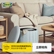 宜家（IKEA）ATERLOGA奧特洛佳矮凳儲物凳進(jìn)門(mén)凳入戶(hù)換鞋凳軟包坐墊凳 矮凳帶儲物/許蘭達 深灰色