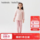 巴拉巴拉balaOne女童內衣套裝兒童2件套童裝2025秋冬夾棉保暖209425169001