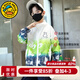 G.duck兒童防曬衣男童夏季薄款防曬服冰絲透氣夏裝連帽外套大童男孩衣服 綠色 160 建議150-160cm12-13歲