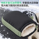 LNGA LANDGRE電動(dòng)車(chē)手把套防風(fēng)防風(fēng)保暖手套加厚防護防風(fēng)加絨電瓶車(chē)騎行手套 墨綠影黑【沖鋒級防濕冷+云感綿蓄熱】