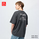 優(yōu)衣庫男裝女裝UT PEANUTS印花T恤/短袖T恤26春夏新款485035 08 深灰色 M