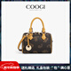 COOGI包包女款輕奢侈女士包手提斜跨包生日新年情人禮物送女友老婆 咖啡色