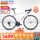 喜德盛（xds）RC200公路車(chē)自行車(chē)成人彎把變速男士女士學(xué)生rc100升級款 白色-禧瑪諾升級款 14速 480mm 建議身高165-175厘米