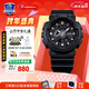 卡西歐（CASIO）手表女學(xué)生多功能baby-g運動(dòng)防水3D精致表盤(pán)送女朋友圣誕腕表禮物 BA-110XGA-1A經(jīng)典黑金