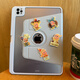 兜兜格diy星星人適用新款ipadpro11英寸保護套360旋轉支架iPad11/10代蘋(píng)果平板殼Air7/6代13英寸可愛(ài)mini DIY灰色-星星人-透明背板【帶筆糟支架】 iPad Pro 2025版（11英寸）