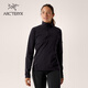 ARC'TERYX始祖鳥(niǎo) RHO ZIP NECK 女子 內層長(cháng)袖上裝 BLACK/黑色 M