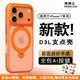 殼博士支點(diǎn)殼D3L【相機按鍵全包】蘋(píng)果17promax手機殼iphone16pro磁吸透明防摔磨砂支架殼新年財運貼紙 磨砂落日橙-支點(diǎn)殼【帶一體相機按鍵】+DIY貼紙 iphone17 Pro Max