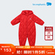 麗嬰房（Les enphants）新生兒衣服嬰幼兒連身衣寶寶羽絨連身衣嬰兒羽絨連體衣 吉日紅 80cm /1歲