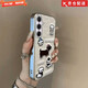 適用于三星A56手機殼Galaxya56保護套Sm-A5660全新Sma手機殼5g電 電鍍銀框【可愛(ài)狗狗】 三星Galaxy A56