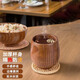 Edo酸棗木大肚杯 實(shí)木茶杯復古酒杯喝水杯子辦公室木質(zhì)咖啡杯約150ml