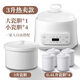 日本進(jìn)口3升大容量家用隔水燉湯鍋燕窩電燉盅陶瓷內膽電燉鍋 大容量【1大內膽+4小內膽】 3L