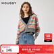 moussy 女裝新品迪士尼合作款米奇印花針織開(kāi)衫028GAL70-5020 165花紋灰色 00020/F