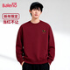班尼路（Baleno）紅色衛衣男女同款馬年本命年圓領(lǐng)上衣情侶休閑過(guò)年喜慶打底衣服