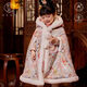 Shining Moment嬰兒外出斗篷冬季長(cháng)款國風(fēng)加厚披風(fēng)兒童加絨防風(fēng)外套夾棉披風(fēng)