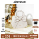 歐時(shí)納（JUST STAR）2025新款包包女包單肩斜挎包女小眾百搭手提包送女友老婆元旦禮物 清新白【蝴蝶結甜心包】
