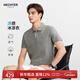 HECHTER男士商務(wù)休閑夏季純棉短袖polo衫高端翻領(lǐng)t恤透氣親膚男上衣 【淺灰色-100%純棉-升級涼感】店長(cháng)推薦款 L