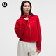lululemon丨Scuba 女士超寬松拉鏈連帽衫 *新年款*拉絨 LW3JKMS 牛津紅 M /L