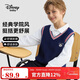 迪士尼寶寶（Disney Baby）童裝兒童馬甲男女童毛衫中大童春季學(xué)院百搭針織背心 深藍 150