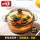 青蘋(píng)果新年禮物強化加厚玻璃煲帶蓋耐熱玻璃湯碗面碗沙拉碗