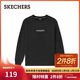 斯凱奇（Skechers）新年禮物長(cháng)袖秋冬男女同款柔軟舒適寬松休閑透氣百搭時(shí)尚L325U095