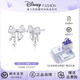 迪士尼（DISNEY）純銀耳釘輕奢女氣質(zhì)高級感小眾情人節禮物女生生日禮物女士耳飾 Disney蝴蝶結-銀色【贈琦境禮盒】