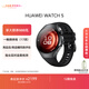 HUAWEI WATCH 5 42mm基礎款深錆色不銹鋼表殼幻月黑氟橡膠表帶首創(chuàng  )X-TAP智感窗eSIM通信手表華為智能手表