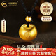 中國黃金（CHINA GOLD）足金小胖福平安鎖黃金吊墜金坨寶寶情人節生日禮物馬年本命年禮物 【年終回饋/京速達】足金吊墜【約0.6g-黑繩】