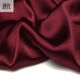 真絲布料做衣服春夏雙面光澤醋酸面料西裝連衣裙旗袍綢緞質(zhì)感 洋 酒紅色