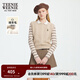 Teenie Weenie【含綿羊毛】小熊毛衣2025秋季新款高智感無(wú)袖背心女 卡其色 S