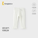 童泰（TONGTAI）女寶寶褲子春秋莫代爾兒童長(cháng)褲女童外出打底褲休閑褲本白80cm