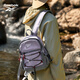 Reebok銳步輕量化登山包女徒步爬山小背包戶(hù)外運動(dòng)迷你旅行雙肩包新款 灰紫色
