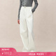 Fabrique高腰闊腿牛仔褲2025年春季新品 白色 S