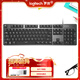 羅技（Logitech）K845 機械鍵盤(pán) 有線(xiàn)鍵盤(pán) 游戲辦公鍵盤(pán) 104鍵 全尺寸 單光 黑色 TTC軸 紅軸