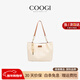 COOGI包包女款2025品牌輕奢侈單肩女士托特包生日情人節禮物送女友老婆 棕色【精美禮盒+禮袋】 【禮盒包裝】【精美禮盒+禮袋】
