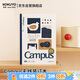 國譽(yù)（KOKUYO）B5/40張/8mm點(diǎn)線(xiàn)Campus插畫(huà)師無(wú)線(xiàn)裝訂本軟抄本學(xué)生筆記本子 五十夜物語(yǔ) 1本裝 WCN-CNB14E29