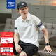 唐獅（TonLion）2025夏男袖筒拼接短袖Polo