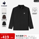 樂(lè )卡克（Le coq sportif）【網(wǎng)球】法國公雞2025年秋冬新品男款拼接長(cháng)袖T恤 炫黑色 XL