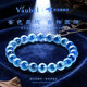 VAUBEL天然糖心瑪瑙手串女旗艦店正品彩虹糖心巨好看手鏈生日禮物送女友 【藍色】8mm天然糖心瑪瑙手串(一物一證)