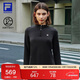 FILA 斐樂(lè )官方女子針織長(cháng)袖衫2025冬季健身運動(dòng)加絨半拉鏈長(cháng)T