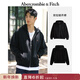 Abercrombie & Fitch經(jīng)典小麋鹿圖案保暖抓絨廓形衛衣外套25秋冬男裝122-5540 黑色 S (175/92A) 尺碼偏大，建議小一碼