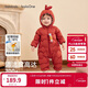 巴拉巴拉童裝嬰兒連體衣輕薄羽絨服寶寶衣服2025冬裝抱衣爬服男童女童萌趣