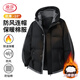 浪莎（LangSha）棉服男外套冬季保暖加厚男士棉襖防風(fēng)防污防水面包服帶帽棉衣