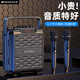 山水（SANSUI）廣場(chǎng)舞音響手提戶(hù)外家庭用KTV大功率便攜式K歌唱歌電木吉他樂(lè )器藍牙音箱卡拉OK大音量低音炮播放器 【兩個(gè)麥克風(fēng)】大音量 好音質(zhì)