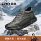零度【楊爍同款】Zero高幫棉鞋男2025冬季加絨保暖戶(hù)外男靴休閑運動(dòng)鞋 灰色 （加絨款） 39 (245mm)