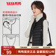 鴨鴨（YAYA）輕薄羽絨馬甲女士短款2025年秋冬季新款韓版時(shí)尚內膽輕便羽絨服 黑色 L